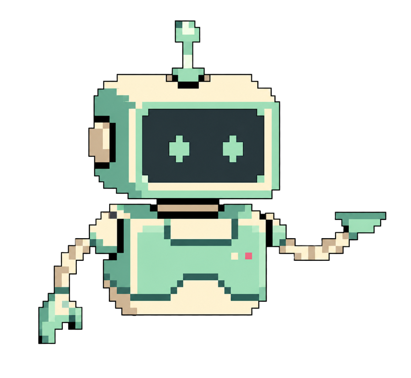 miscellanea you would find in a "☕ Cozy Space Diner" sprite pack