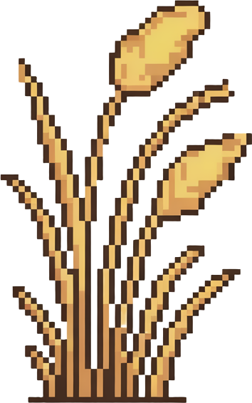 items you would find in a "๐ป Sunset Prairie Spirits: Golden grasses, wind chimes, scarecrows that move, half-seen ghost animals, gentle dusk lighting. Melancholy and beautiful." Sprite pack