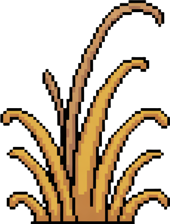 items you would find in a "๐ป Sunset Prairie Spirits: Golden grasses, wind chimes, scarecrows that move, half-seen ghost animals, gentle dusk lighting. Melancholy and beautiful." Sprite pack