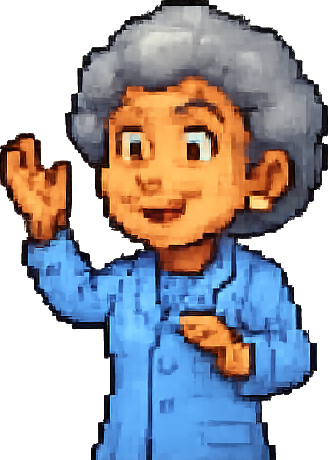 teacher holding a beaker